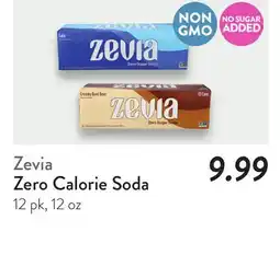 Fresh Thyme Zevia Zero Calorie Soda offer