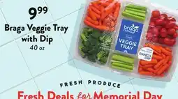 Fresh Thyme Braga Veggie Tray with Dip offer