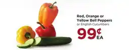 Food 4 Less Red, Orange or Yellow Bell Peppers offer