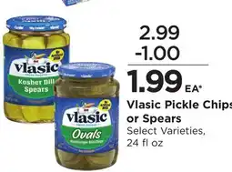 Food 4 Less Vlasic Pickle Chips or Spears offer
