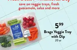 Fresh Thyme Braga Veggie Tray with Dip offer
