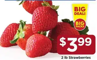 Food 4 Less 2 lb Strawberries offer
