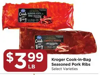 Food 4 Less Kroger Cook-in-Bag Seasoned Pork Ribs offer
