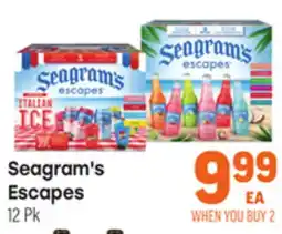 Tony’s Fresh Market Seagram's Escapes offer