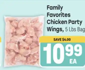 Tony’s Fresh Market Family Favorites Chicken Party Wings offer