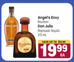 Tony’s Fresh Market Angel's Envy Bourbon Don Julio Reposado Tequila offer