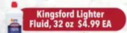 Tony’s Fresh Market Kingsford Lighter Fluid offer