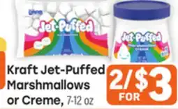 Tony’s Fresh Market Kraft Jet-Puffed Marshmallows or Creme offer