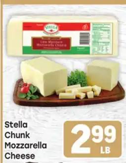 Tony’s Fresh Market Stella Chunk Mozzarella Cheese offer