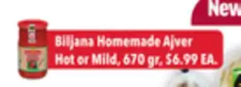 Tony’s Fresh Market Biljana Homemade Ajver offer