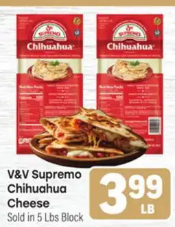 Tony’s Fresh Market V&V Supremo Chihuahua Cheese offer