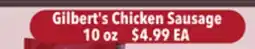 Tony’s Fresh Market Gilbert's Chicken Sausage offer