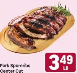 Tony’s Fresh Market Pork Spareribs Center Cut offer