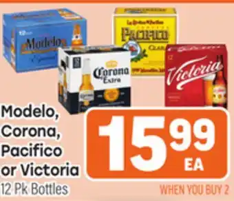Tony’s Fresh Market Modelo, Corona, Pacifico or Victoria offer