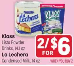 Tony’s Fresh Market Klass, La Lechera offer