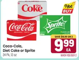 Tony’s Fresh Market Coca-Cola, Diet Coke or Sprite offer