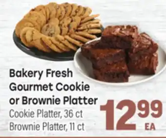Tony’s Fresh Market Bakery Fresh Gourmet Cookie or Brownie Platter offer