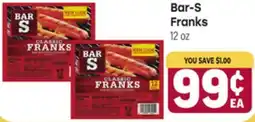 Tony’s Fresh Market Bar-S Franks offer