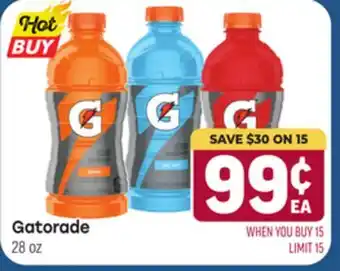 Tony’s Fresh Market Gatorade offer