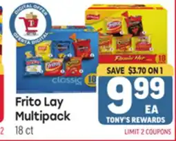 Tony’s Fresh Market Frito Lay Multipack offer
