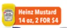 Tony’s Fresh Market Heinz Mustard offer