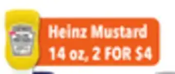 Tony’s Fresh Market Heinz Mustard offer