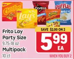 Tony’s Fresh Market Frito Lay Party Size 9.75-18 oz Multipack 10 ct offer