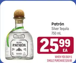Tony’s Fresh Market Patrón Silver Tequila offer