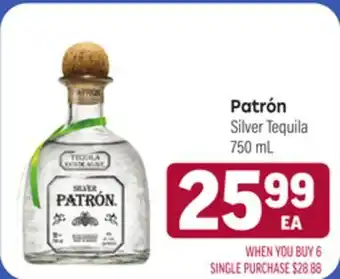 Tony’s Fresh Market Patrón Silver Tequila offer
