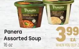 Tony’s Fresh Market Panera Assorted Soup offer