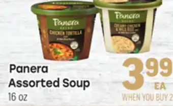 Tony’s Fresh Market Panera Assorted Soup offer