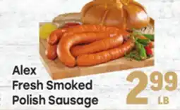 Tony’s Fresh Market Alex Fresh Smoked Polish Sausage offer