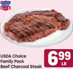 Tony’s Fresh Market USDA Choice Family Pack Beef Charcoal Steak offer