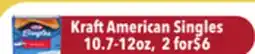 Tony’s Fresh Market Kraft American Singles offer
