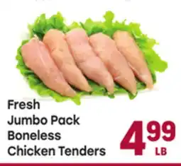 Tony’s Fresh Market Fresh Jumbo Pack Boneless Chicken Tenders offer