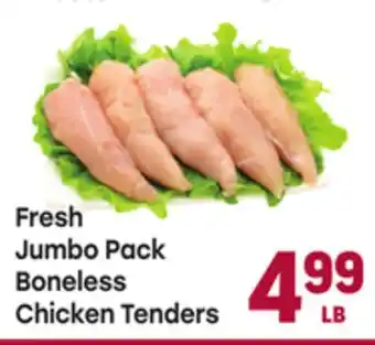 Tony’s Fresh Market Fresh Jumbo Pack Boneless Chicken Tenders offer