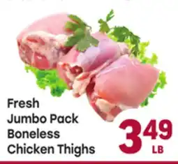 Tony’s Fresh Market Fresh Jumbo Pack Boneless Chicken Thighs offer