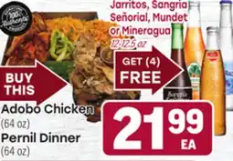 Tony’s Fresh Market Adobo Chicken (64 oz), Pernil Dinner (64 oz) offer