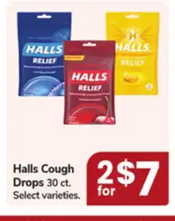 Jewel-Osco Halls Cough Drops offer