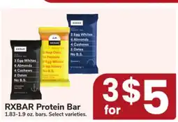 Jewel-Osco RXBAR Protein Bar offer