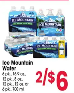 Jewel-Osco Ice Mountain Water offer