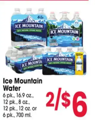 Jewel-Osco Ice Mountain Water offer