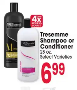 Jewel-Osco Tresemme Shampoo or Conditioner offer