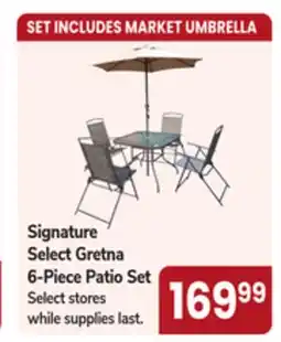 Jewel-Osco Signature Select Gretna 6-Piece Patio Set offer