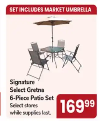 Jewel-Osco Signature Select Gretna 6-Piece Patio Set offer