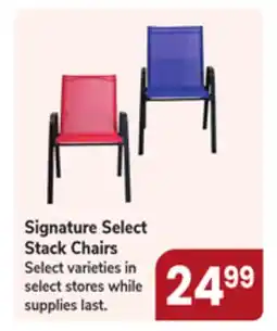 Jewel-Osco Signature Select Stack Chairs offer