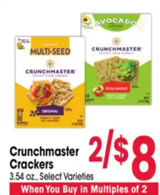 Jewel-Osco Crunchmaster Crackers offer