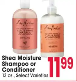 Jewel-Osco Shea Moisture Shampoo or Conditioner offer