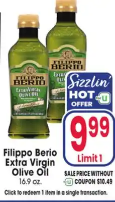 Jewel-Osco Filippo Berio Extra Virgin Olive Oil offer