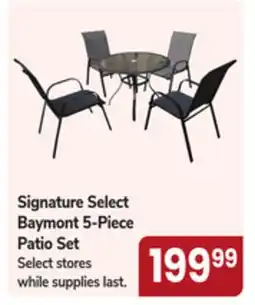 Jewel-Osco Signature Select Baymont 5-Piece Patio Set offer